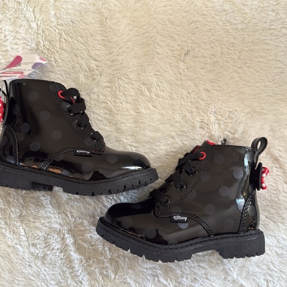 COPY - Little girl Disney ankle boots, black with bow on back, size 9, NWT - Picture 8 of 11